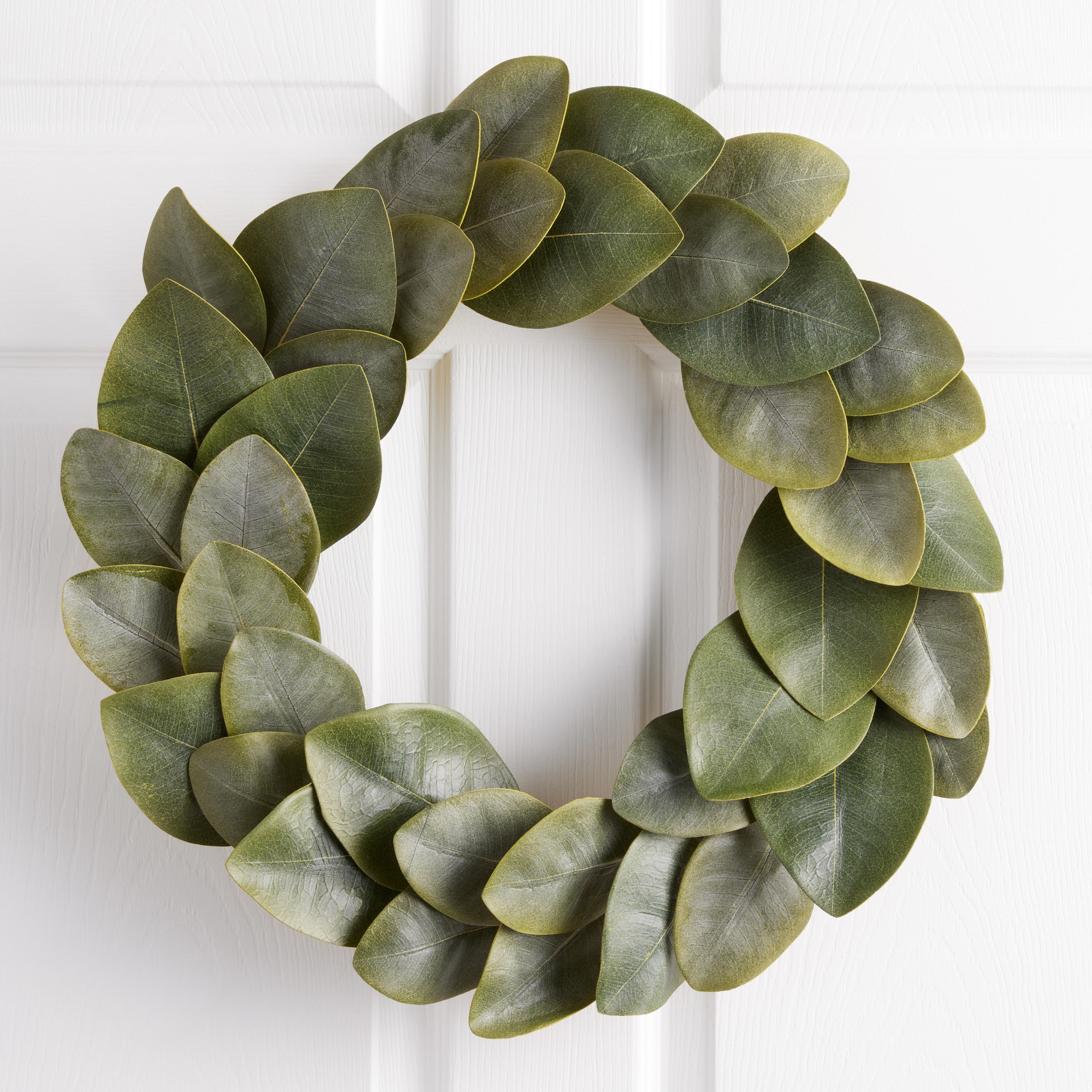 Faux Magnolia Leaves Wreath | World Market