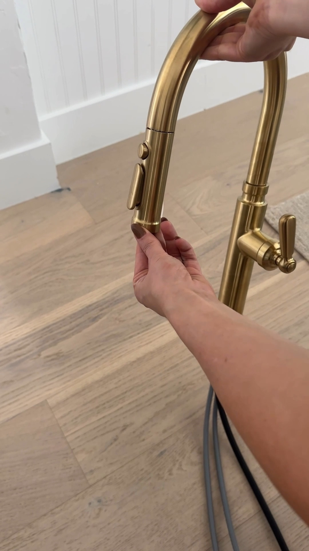 Amazon pot filler and kohler x studio McGee pull down sink faucet we chose for our kitchen reno! Loved the gold tone on these! Also linked the beverage faucet we added too 🤎

Brushed gold, kitchen fixtures, kitchen hardware #LTKVideo

#LTKStyleTip #LTKHome
