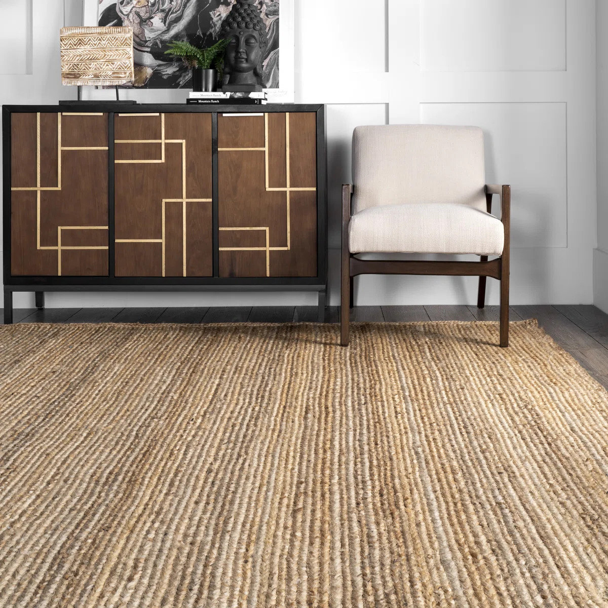 Natural Jute Area Rug | Wayfair North America