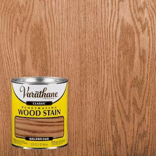 Varathane 1 qt. Golden Oak Classic Wood Interior Stain 339702 - The Home Depot | The Home Depot
