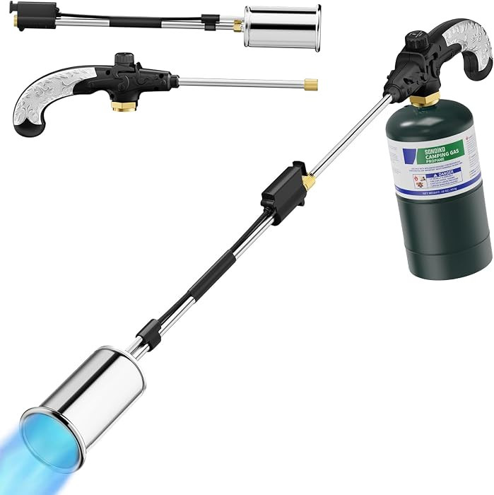 Sondiko Propane Torch Weed Burner, High Output Weed Torch Flamethrower, 30" Detachable Long Arm H... | Amazon (US)