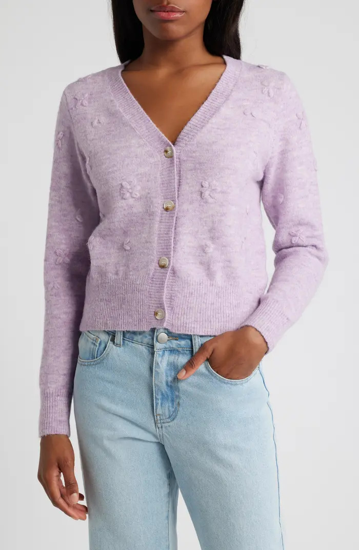 Embroidered Flower Cardigan | Nordstrom