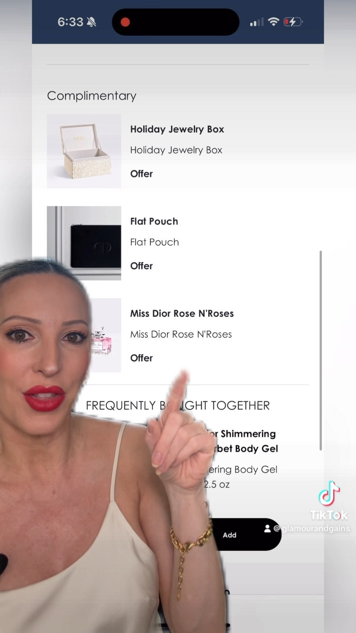 Free Dior gifts using this Dior beauty code for a free Dior bag, perfume and jewelry box! There are lots of great Dior gift sets around this year at lots of different price points.

#LTKVideo #LTKbeauty #LTKGiftGuide