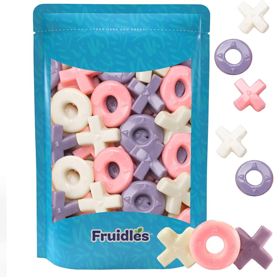 Amazon.com : Fruidles Valentine's Day Hugs & Kisses Gummi Candy, Allergy Friendly, Non-GMO, No Ar... | Amazon (US)