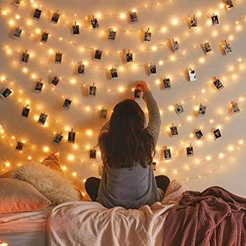 Vont Starry Fairy Lights, String Lights, 66FT, 200 LEDs, Bedroom Decor, Wall Decor, USB Powered, Ben | Amazon (US)