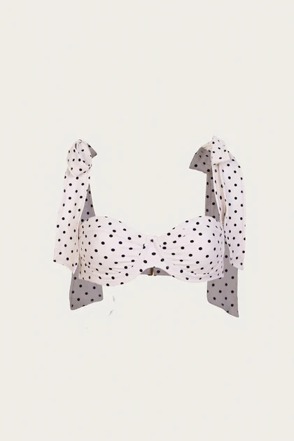 The Lady Bra (Cream Black Polka Dot) | SAME