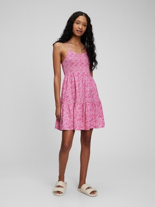 Smocked Tiered Mini Dress | Gap (US)