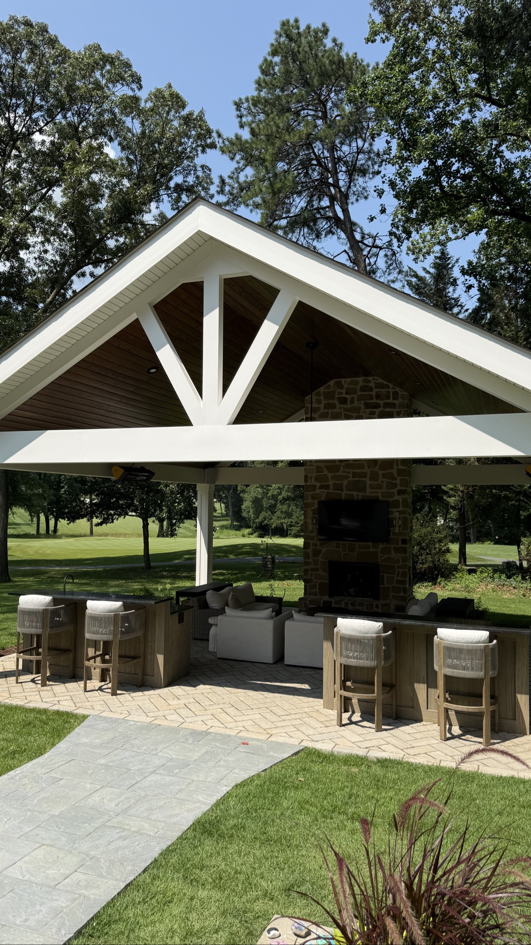 Outdoor pavilion, outdoor entertaining, outdoor living, outdoor living room

#LTKHome #LTKdayinmylife #LTKSeasonal