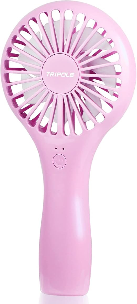TriPole Handheld Mini Fan Battery Operated Small Personal Portable Fan Speed Adjustable USB Recha... | Amazon (US)
