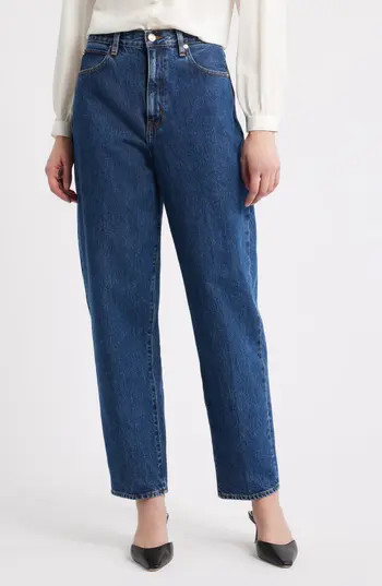 FRAME The Neat High Waist Barrel Jeans in Lavish at Nordstrom Rack, Size 30 | Nordstrom Rack