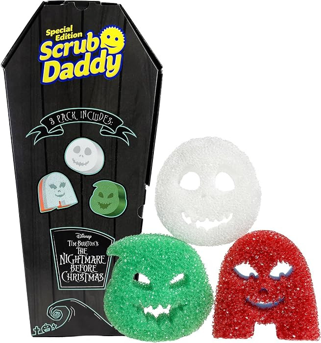 Scrub Daddy Scrub Mommy Special Edition The Nightmare Before Christmas 3 Ct | Amazon (US)