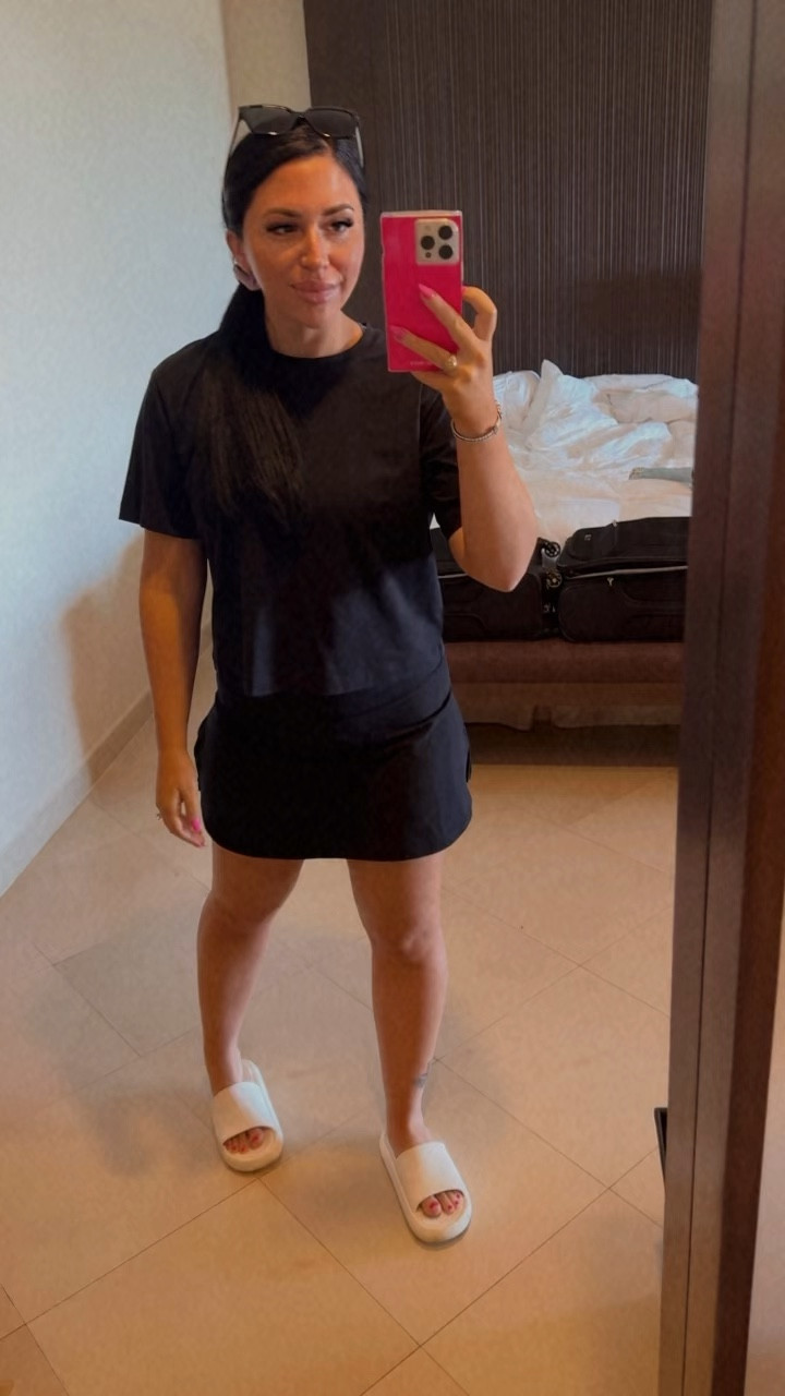 Your spring & summer uniform ✨

Wearing my fav tennis skirt & basic long cropped tee- perfect for all of the things!! You could gym in this outfit or mix and match the pieces- it is SO comfy, easy, comes in a ton of colors & it’s versatile for everything.

Wearing size small in top & medium in the skirt. Runs TTS.

#LTKfindsunder50 #LTKtravel #LTKstyletip