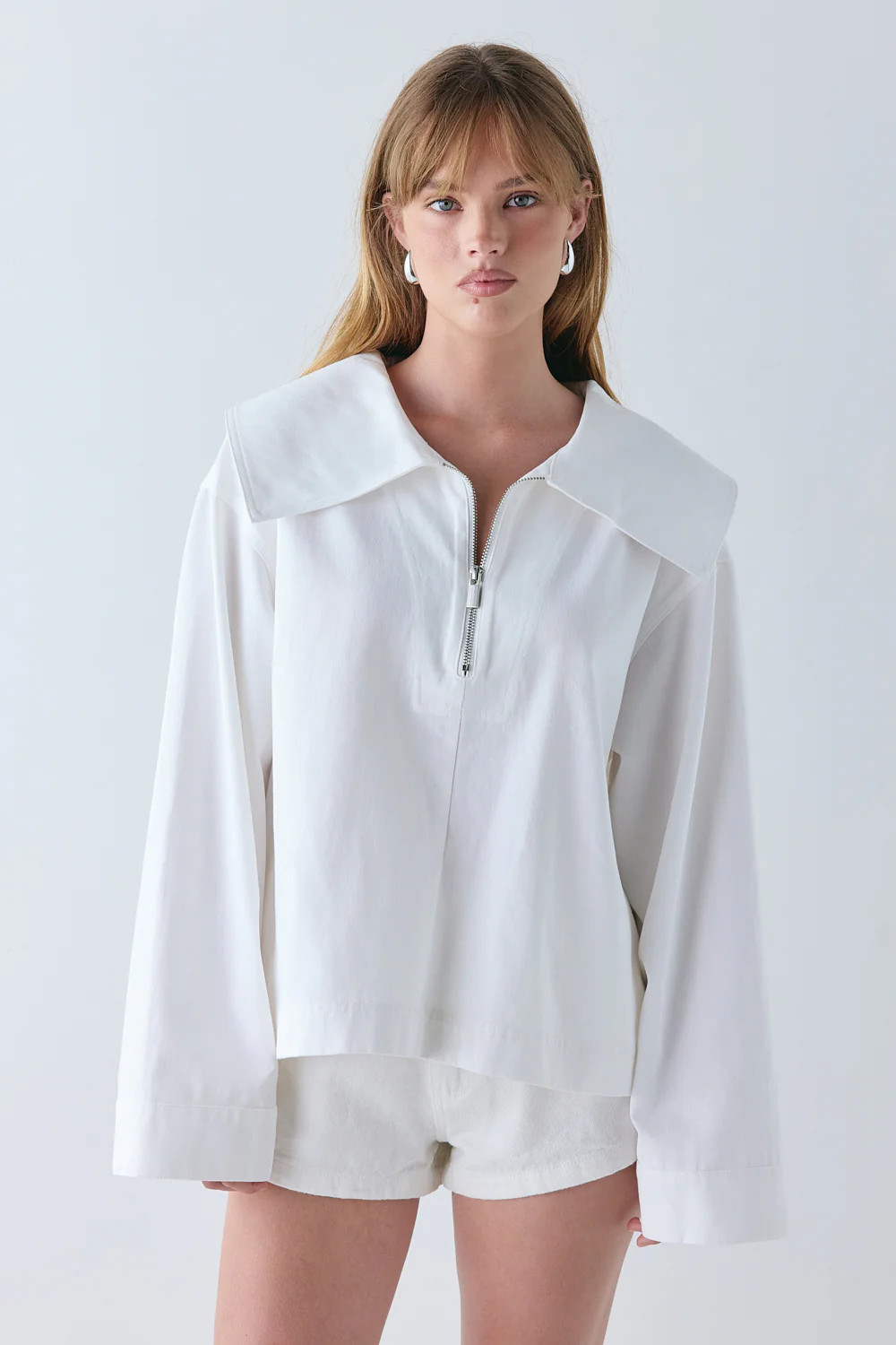 Mallory Top White | VRG Grl
