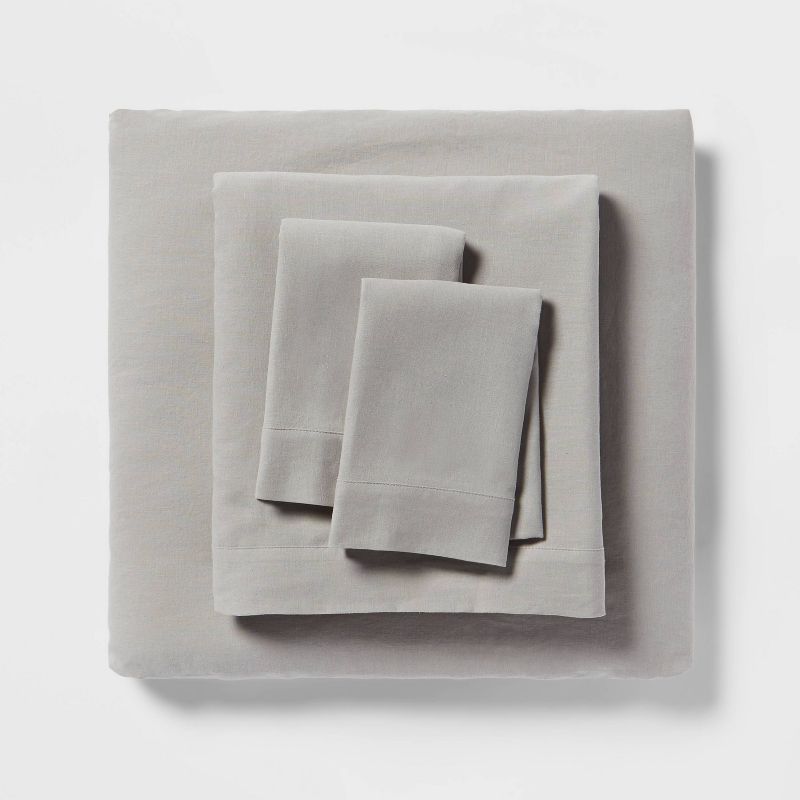 Linen Blend Solid Sheet Set - Threshold™ | Target