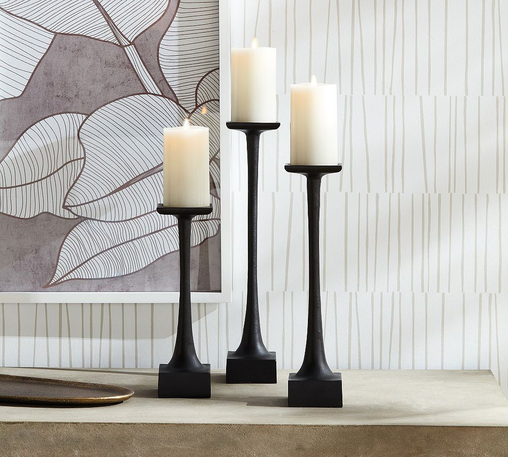 Neena Pillar Candleholder | Pottery Barn (US)