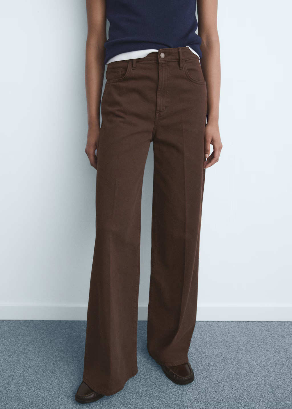 High-waisted wide-leg jeans - Women | MANGO USA | Mango (US/MX/AU)