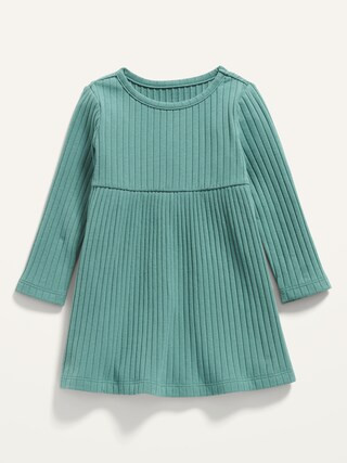 Long-Sleeve Rib-Knit Dress for Baby | Old Navy (US)