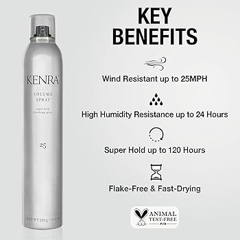 Kenra Volume Spray 25 | Super Hold Finishing & Styling Hairspray | Flake-free & Fast-drying | Win... | Amazon (US)