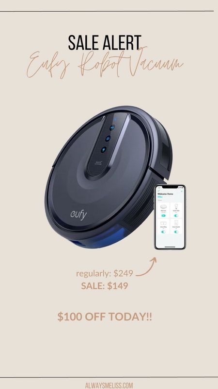 Love this robo vacuum for the home! Grab while it’s on sale! Great for you or to give as a gift! Great deal!

Walmart
Eufy Vacuum 
Home Cleaning

#LTKSaleAlert #LTKHome #LTKFamily