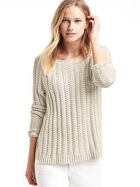 Chunky open-neck sweater | Gap US