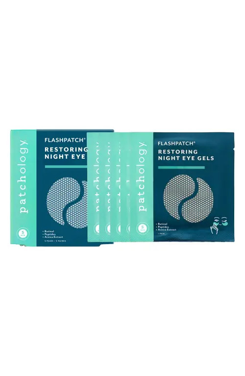 Patchology FlashPatch™ Night Restoring Eye Gels Eye Mask at Nordstrom, Size 30 Count | Nordstrom