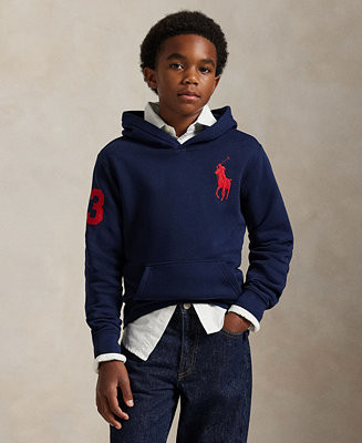 Big Boys Big Pony Fleece Hoodie | Macy's
