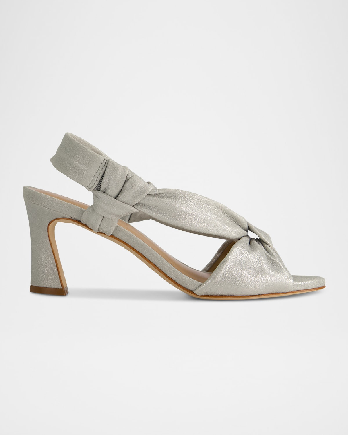 Novah SMetallic Suede Slingback Sandals | Neiman Marcus