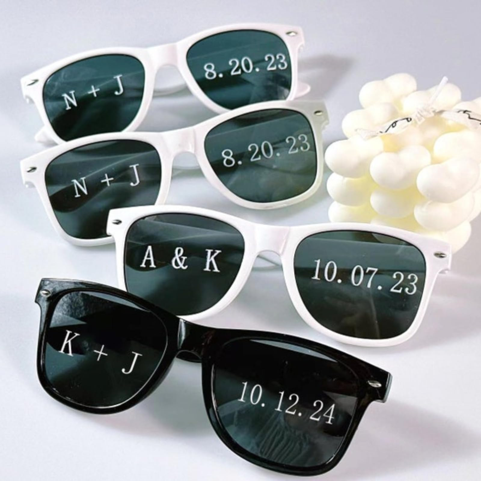mxn Calcomanías personalizadas para lentes de sol, iniciales de nombre personalizadas y calcoman... | Amazon (US)