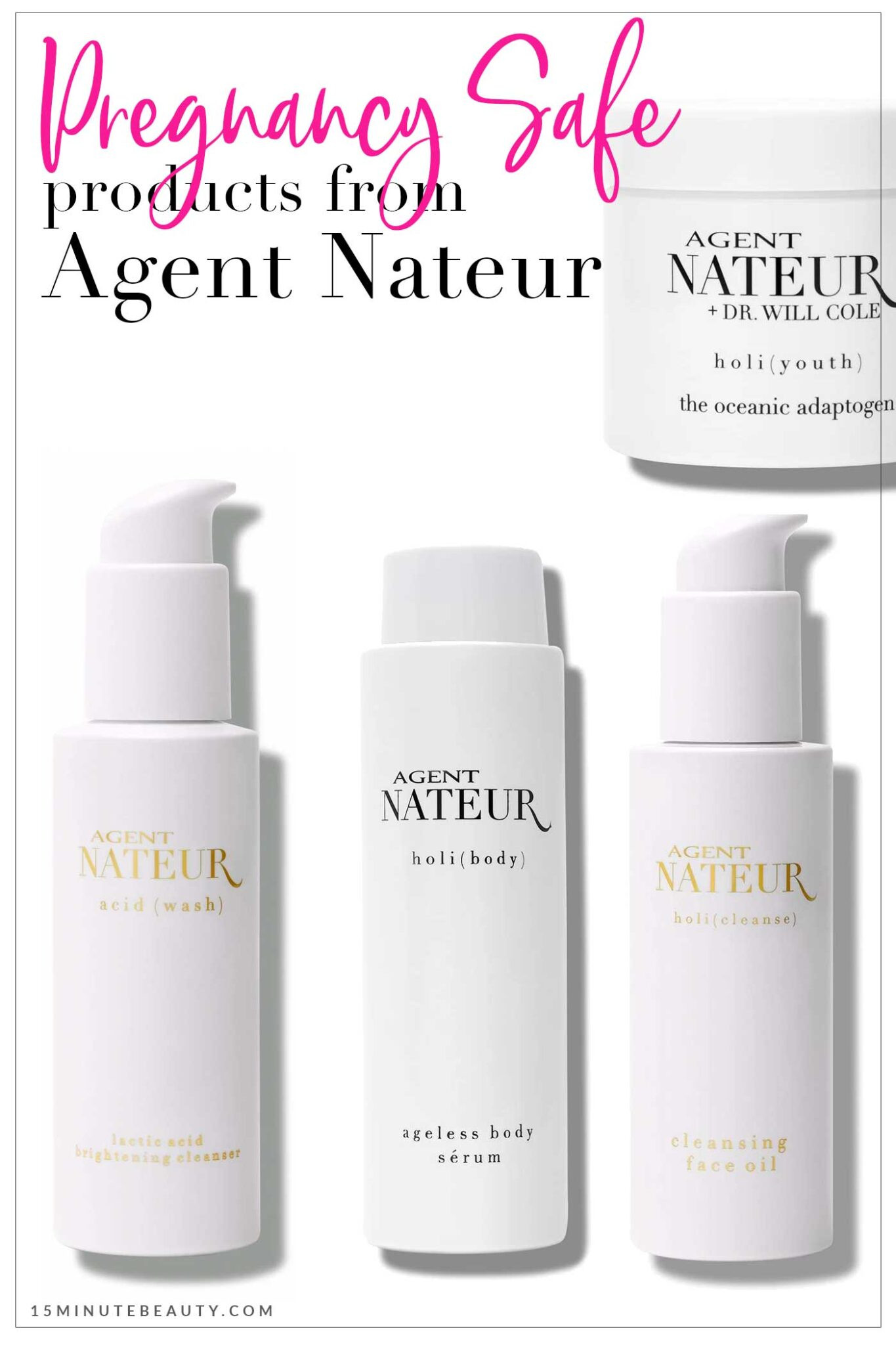 Agent Nateur makes some of the cleanest, chicest skincare out there — and yes, these are all pregnancy-safe and pediatrician-approved. I’ve reviewed each of these formulas on 15 Minute Beauty and double-checked the ingredient lists. No retinoids, no unsafe acids — just elegant, effective skincare that fits right into a low-tox routine. I especially love the holi(body) serum and cleansing oil for keeping skin hydrated and glowy during pregnancy.
#PregnancySafeSkincare #PediatricianApproved #AgentNateur #15MinuteBeauty #OBApproved #CleanBeauty #LuxurySkincare #LTKBeauty
15minutebeauty.com 

 #LTKBeauty #LTKBaby #LTKBump