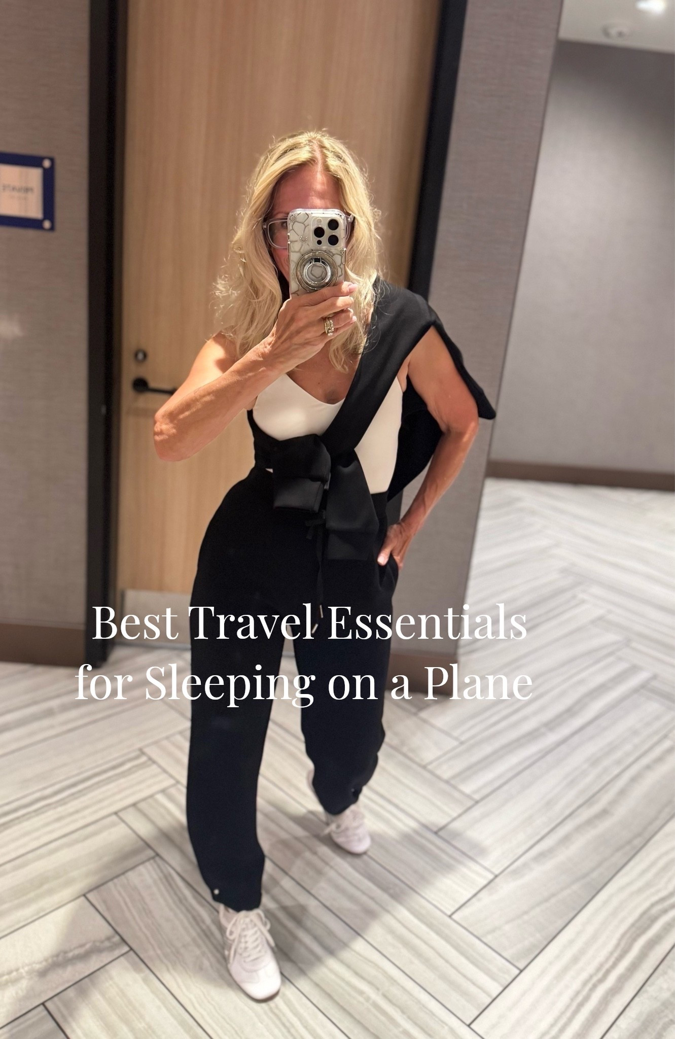 Here we go Croatia…but first, Paris ❤️

An 11 hour flight is no joke. Barely there makeup, highly hydrated face, electrolytes in my water and the most comfortable two piece travel set @anrabess_official ever!

My clever pin trick at the hem of my pants keeps them from dragging on the floor (especially in the airplane bathroom) And this trick makes them look like barrel pants! (Thank you @nickys_universal_style for this fashion hack.)

Had a good night and slept really well on the plane, thank goodness, with the aid of a couple key travel items to keep me comfy on the plane. I will link everything I’m wearing and my helpful travel items too.

#embraceyouragenow 
The answer should always be, Yes!

Follow me for more 50+ style inspiration.

#LTKootd #LTKOver40 #LTKTravel