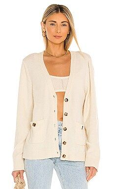 Lovers + Friends Kamile Oversized Cardigan in Cream from Revolve.com | Revolve Clothing (Global)