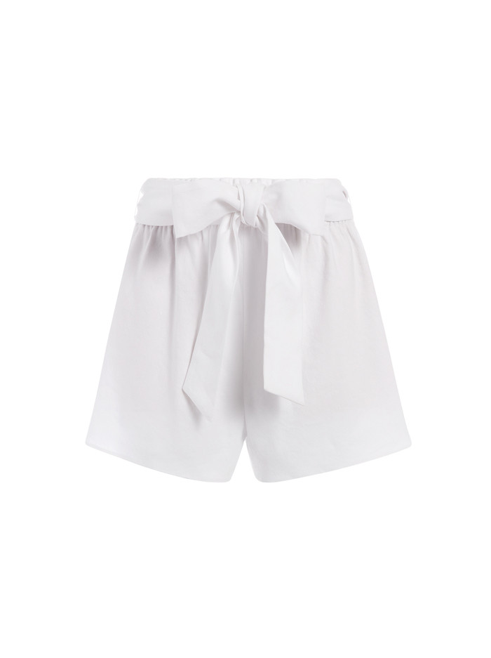 LINN PAPER BAG SHORT | Alice + Olivia