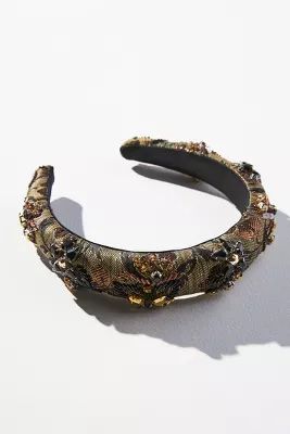 Embellished Satin Headband | Anthropologie (US)