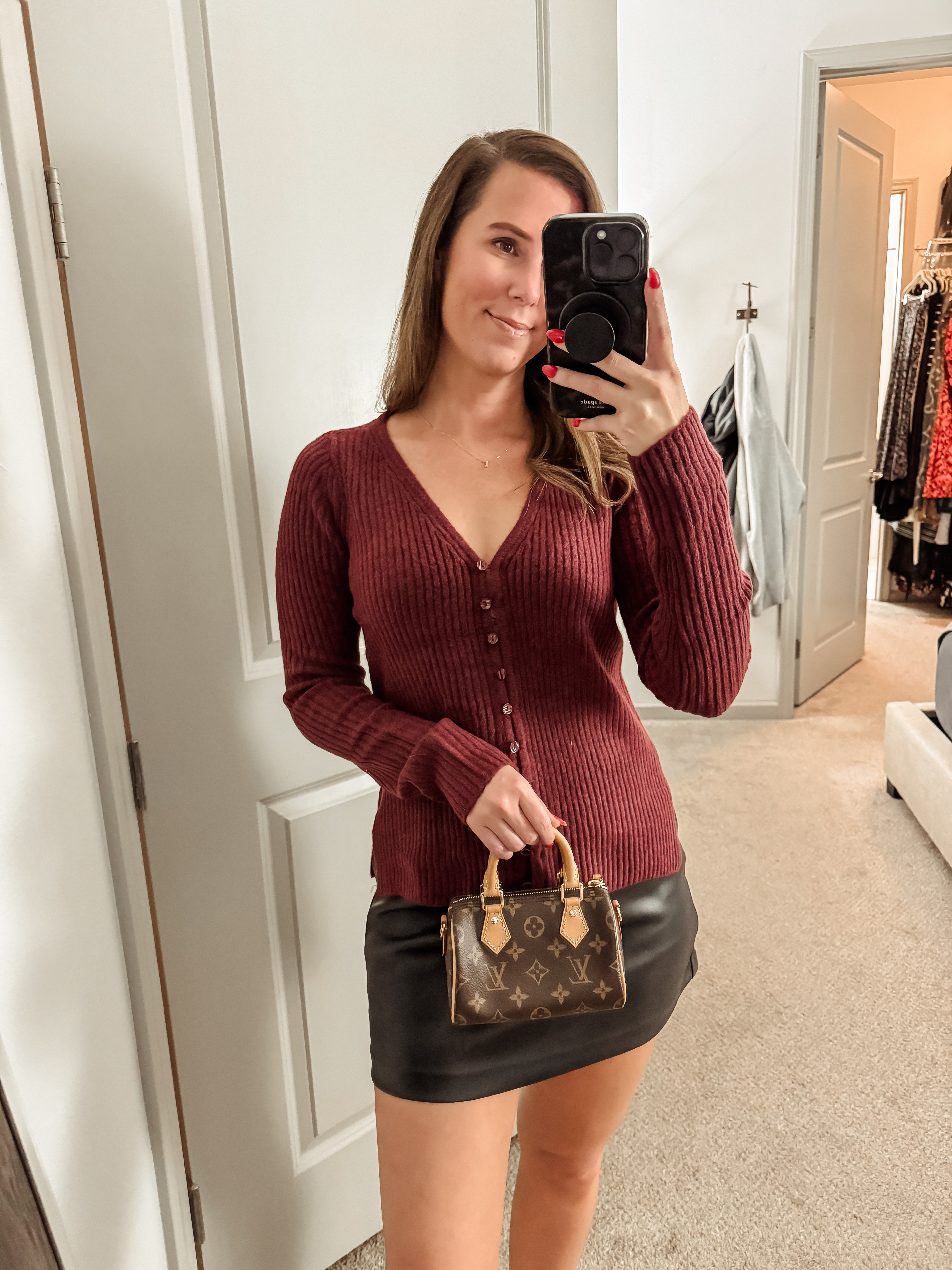 Abercrombie // cardigan // fall // ootd // leather skirt // mini skirt // fall outfit // under $100

#LTKFindsUnder100 #LTKSaleAlert #LTKStyleTip