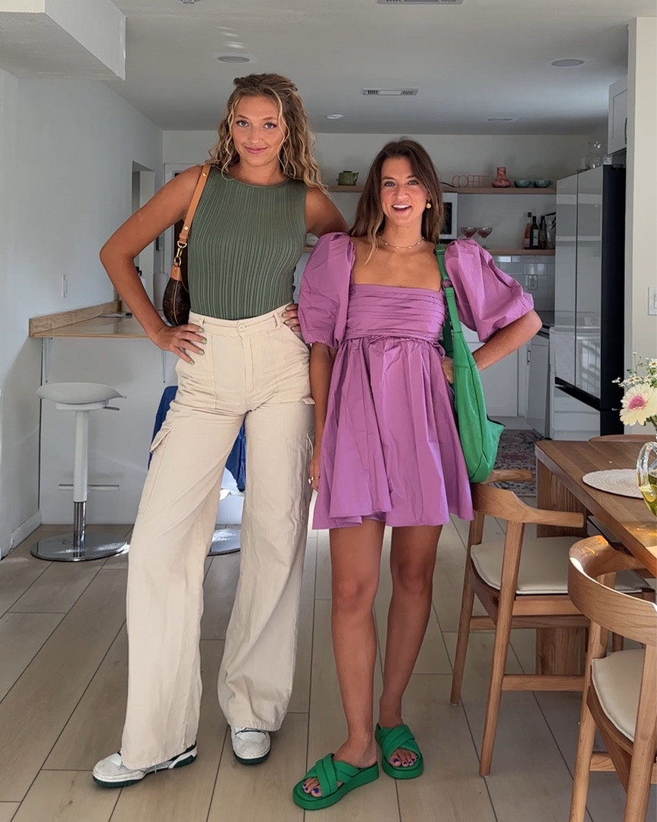 Church fits 
I’m wearing a size small top & 6 tall pants 
Nat is wearing a XS dress :) 

#LTKBacktoSchool #LTKFind #LTKworkwear