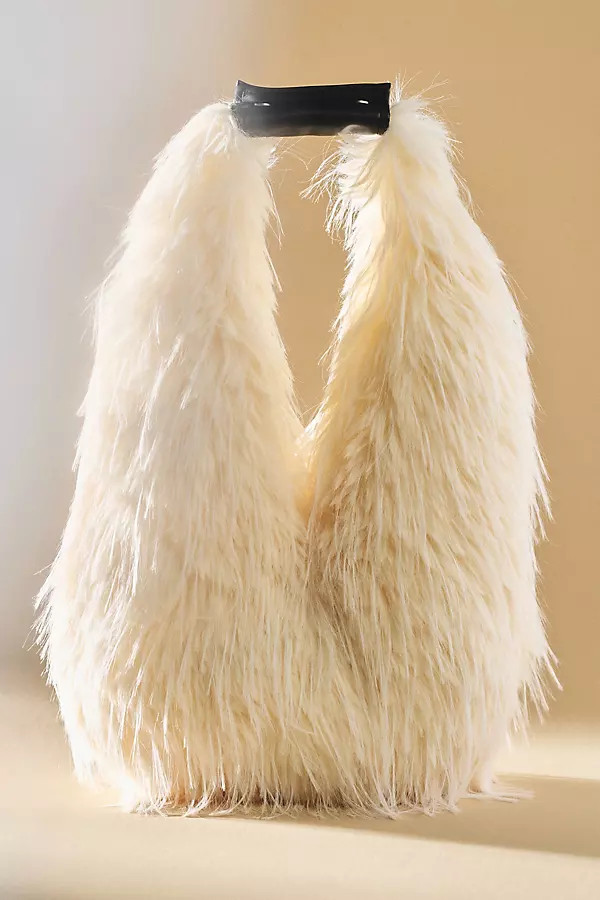 Colette Fringe Faux-Fur Bag | Anthropologie (US)