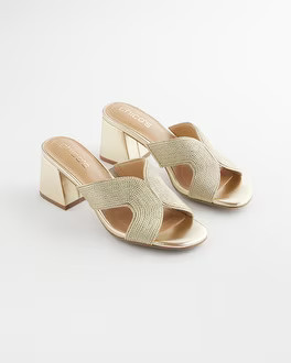 Gold Verona Block Heel | Chico's