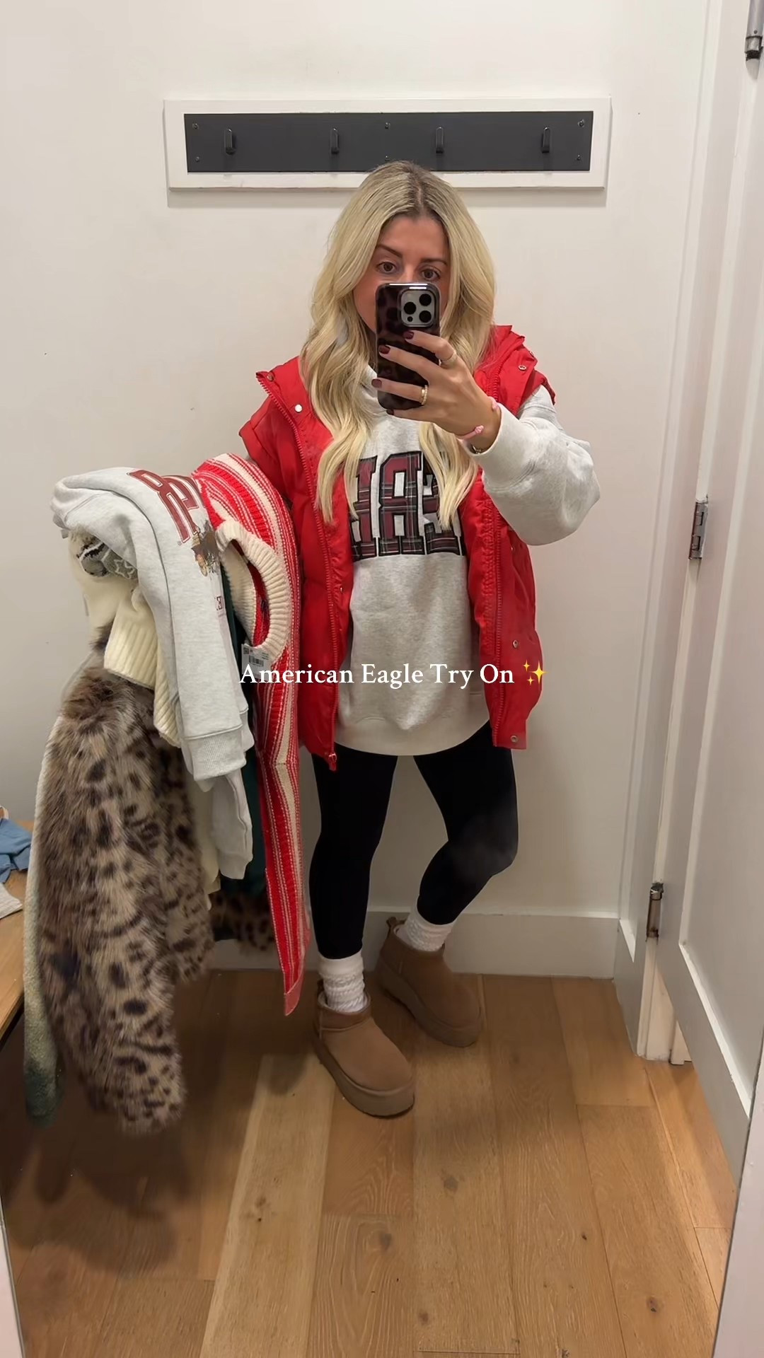American Eagle try on! 
Med tops
Small bottoms 
Ugg boots tts

#LTKSaleAlert #LTKFindsUnder100