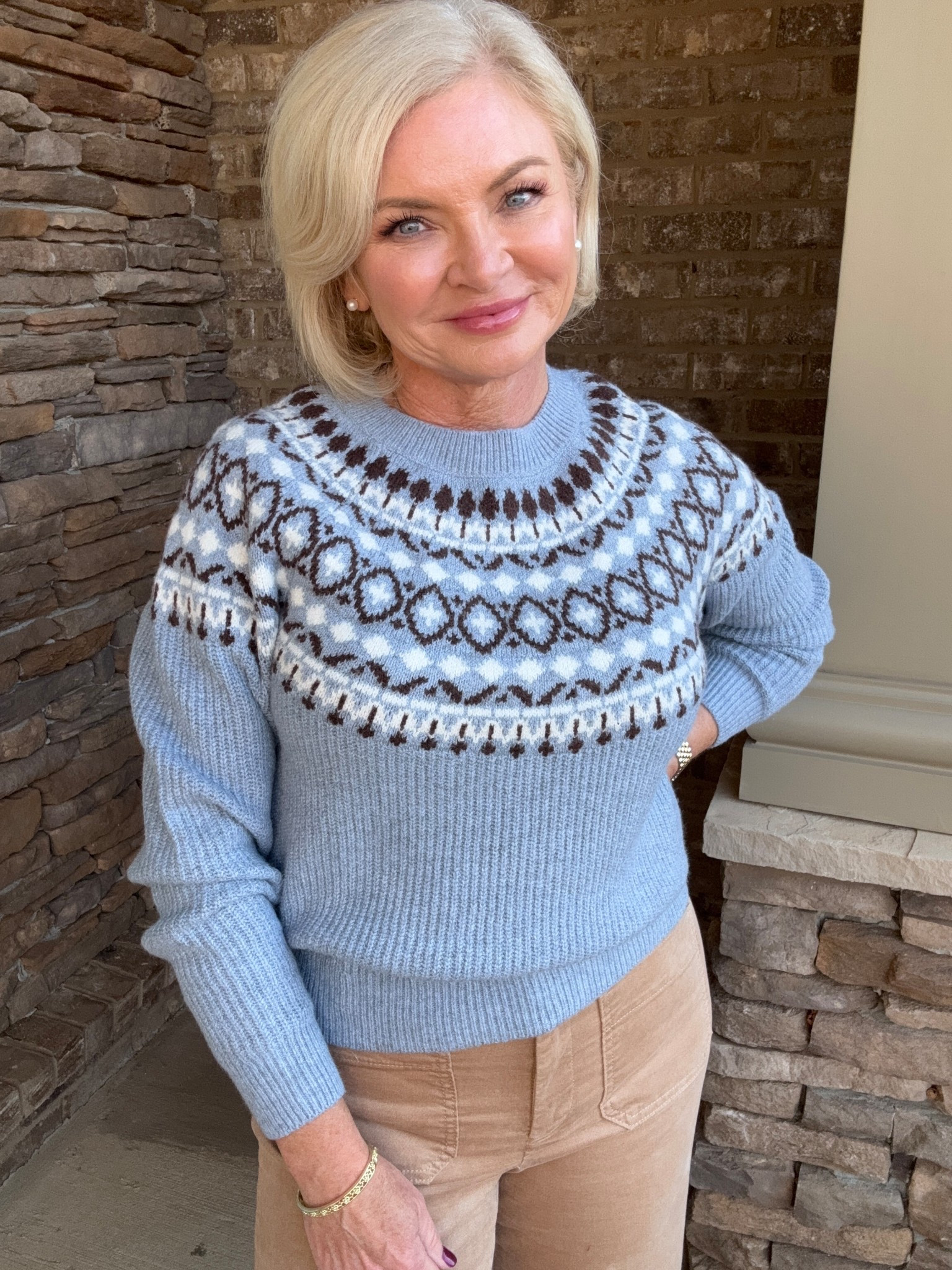 I’m loving this shade of blue for Fall, especially with chocolate brown! It’s 44% off right now, as are the pants. I’m wearing a Small Petite sweater and 6 petite pants. 

Fall outfit
Thanksgiving outfit
Casual outfit
Fashion over 40
Petite fashion
Midlife fashion
Gen X Style

#stylewithserena
#petitefashion
#midlifefashion
#fashionover40
#genxstyle

#LTKOver40 #LTKHoliday #LTKPetite