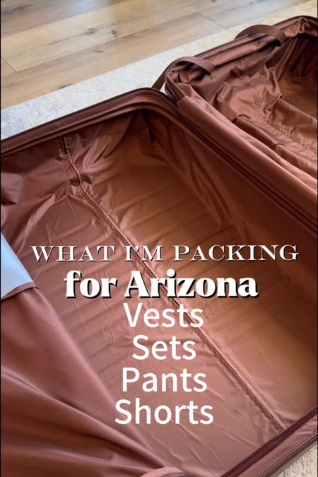 Vests
Sets
Pants
Shorts
Skirts

What I’m packing for Arizona
Part 1



#LTKstyletip #LTKitbag #LTKtravel