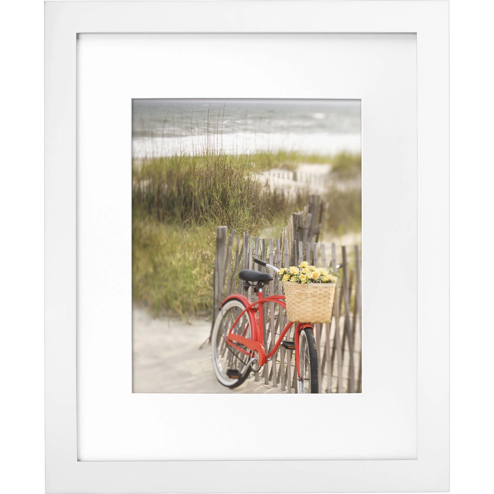 Mainstays Museum 16x20 Matted to 11x14 Flat Wide Gallery Picture Frame, White | Walmart (US)