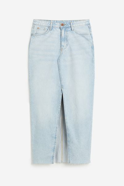 Slit-hem Denim Skirt | H&M (US + CA)