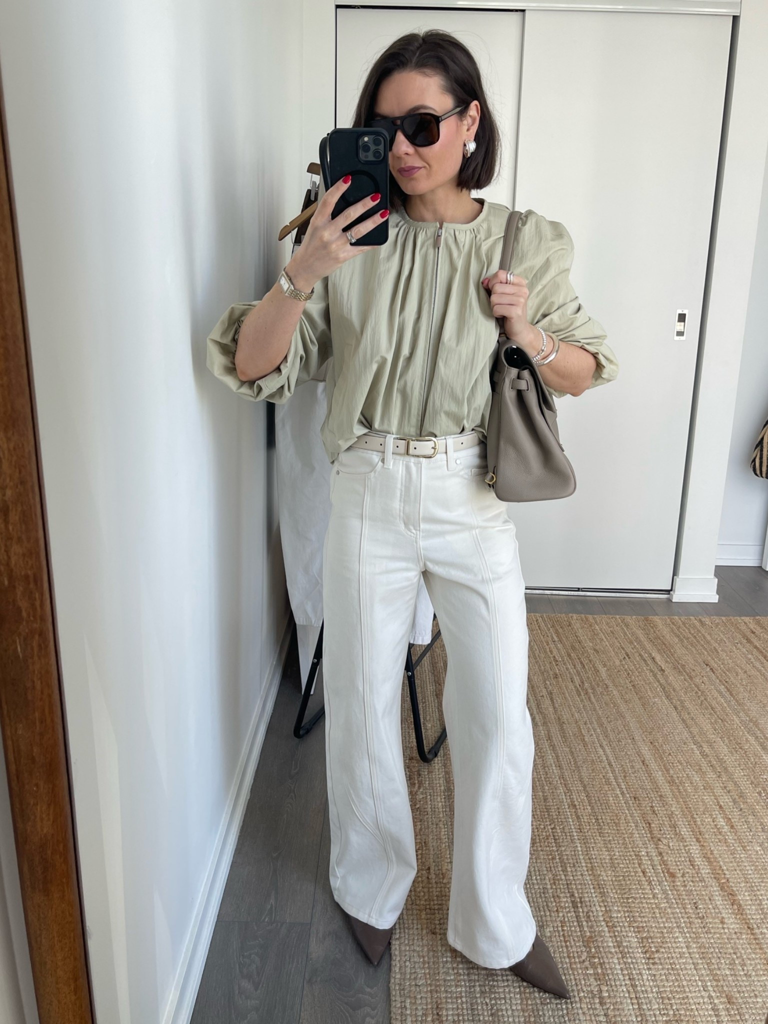 One of my favourite colour pallets for Spring! This pistachio green bomber is so good (S), and the jeans are a wardrobe staple (XS).

Use FORSANSHA for @Fabrique 

#LTKootd #LTKSeasonal