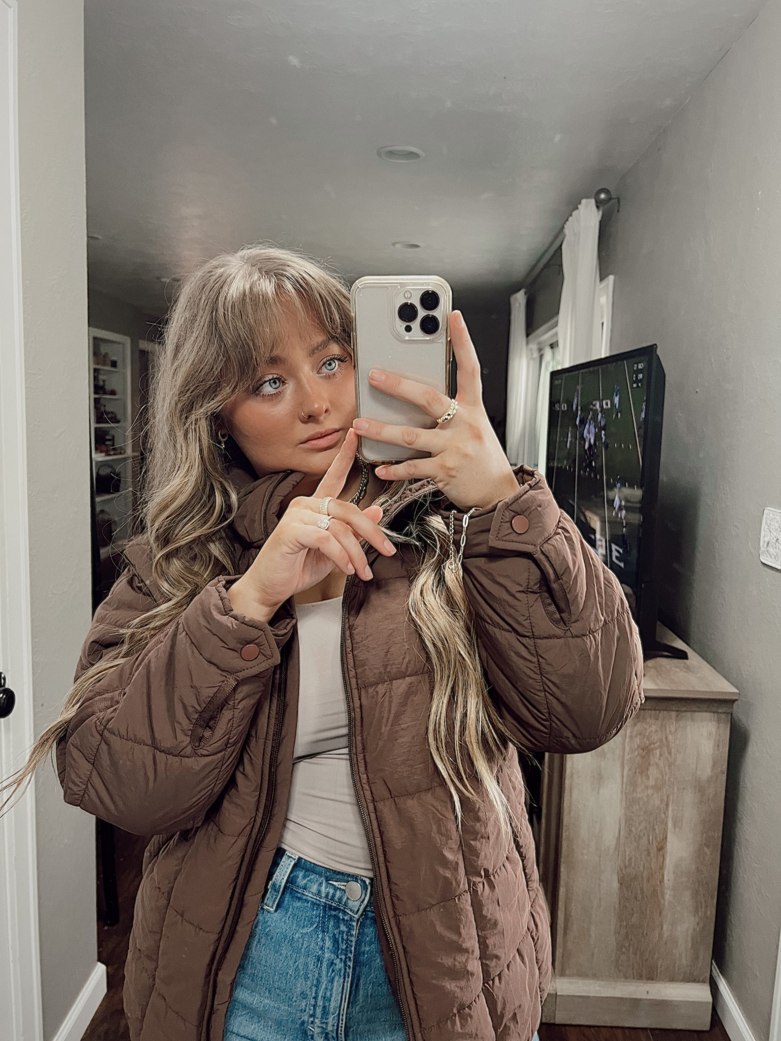 The cutest brown jacket for fall! 🍂🤎 

#LTKMidsize #LTKSeasonal #LTKStyleTip