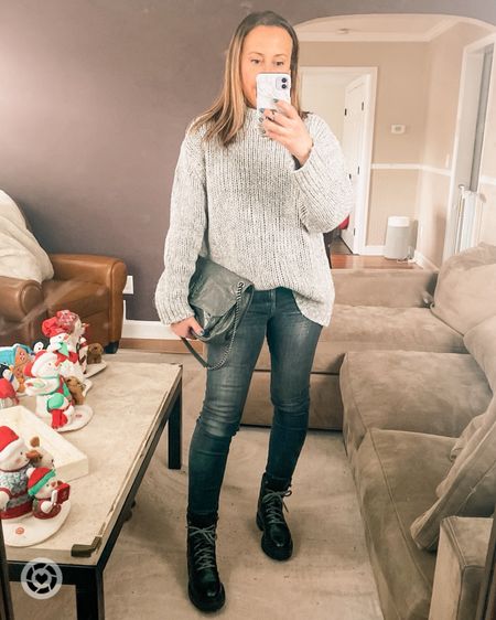 Another look at the Jenni Kayne sweater I just got and love!! Super soft and oversized. It looks. So chic. I’m usually a size small but ordered a size medium to keep it a bit oversized. 

#ltklooks #winteroutfit #style #winterstyle 
