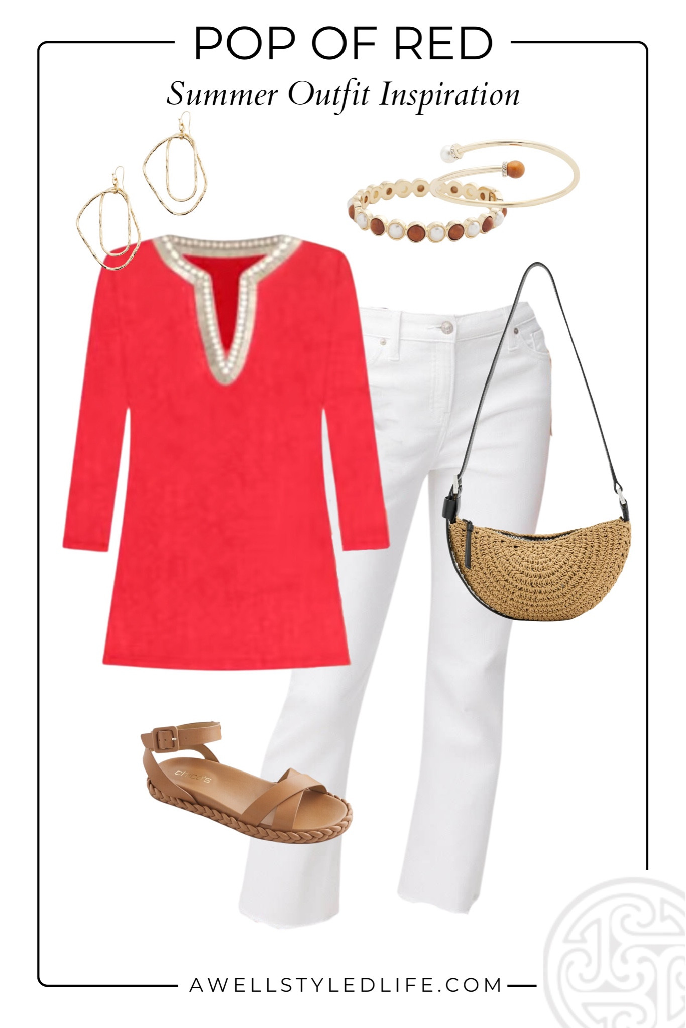 Summer-to-Fall Outfit Inspiration	

Bag is from Zappos, everything else is from Chico's.

#fashion #fashionover50 #fashionover60 #summerfashion #summeroutfit #chicos #tunic #whitedenim

#LTKFindsUnder100 #LTKStyleTip #LTKSeasonal