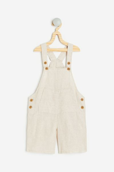 Linen Overall Shorts | H&M (US + CA)