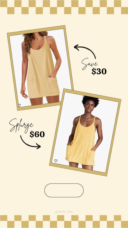 Save or splurge, free people, exercise dress 

#LTKfindsunder100 #LTKSpringSale #LTKfindsunder50