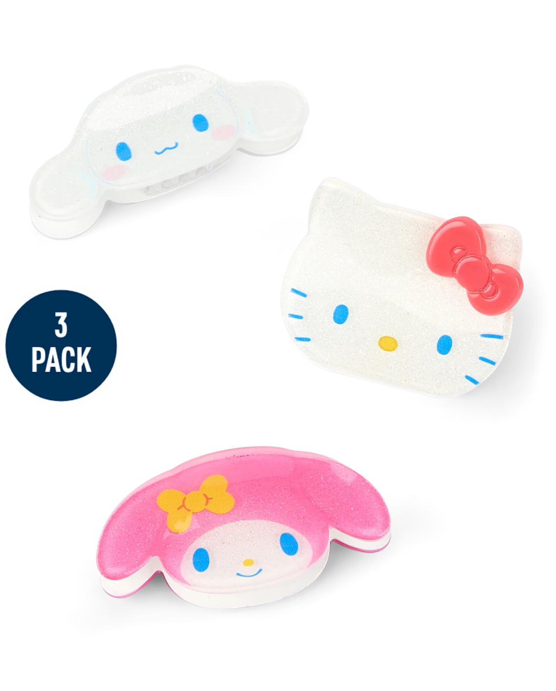 Girls Hello Kitty® And Friends Claw Clip 3-Pack - multi | The Children's Place