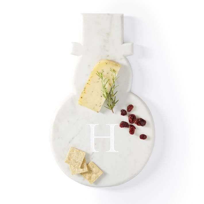 Marble Snowman Cheese Board | Mark and Graham